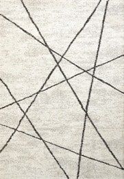 Dynamic Rugs MEHARI 23277-6248 Ivory and Charcoal